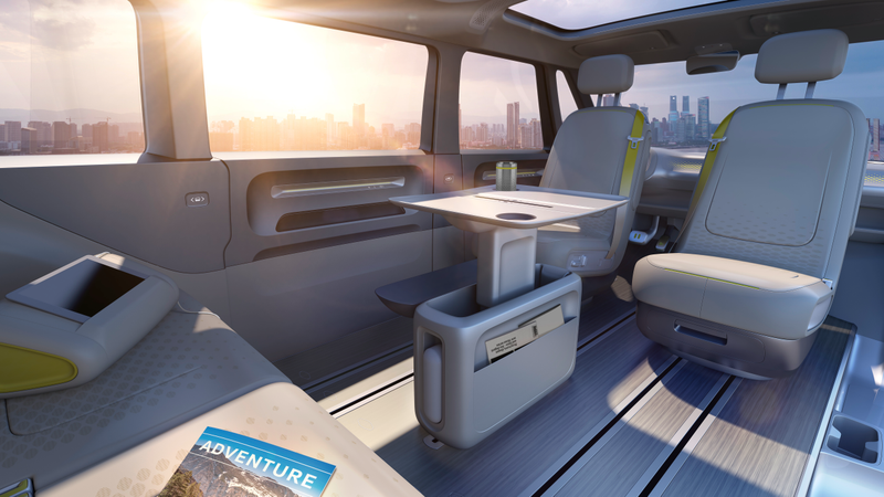 Illustration for article titled The Volkswagen I.D. Buzz Is A 270-Mile Electric Microbus Concept VW Needs To Build